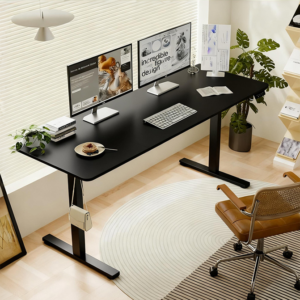 Electric Standing Desk Height Adjustable Desk For Home And Office Computer Table Gaming Desk Modern Luxiury Table 55  Lift-up Desk